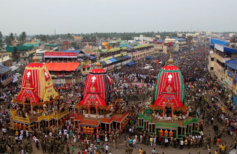 Puri Rath Yatra chariot procession